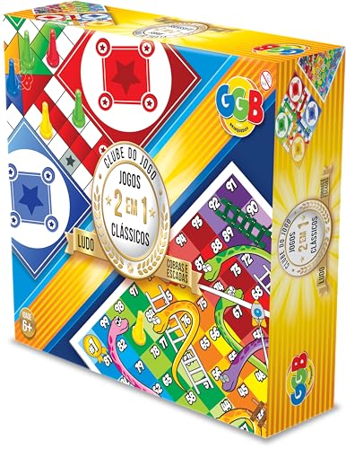 2 Jogos em 1 Ludo e Cobras e Escadas