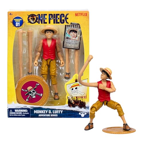Action Figure Monkey D. Luffy 15cm com 6 Acessórios