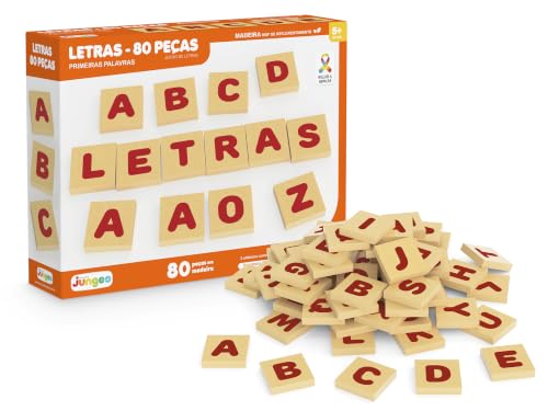 Alfabeto Móvel em Madeira