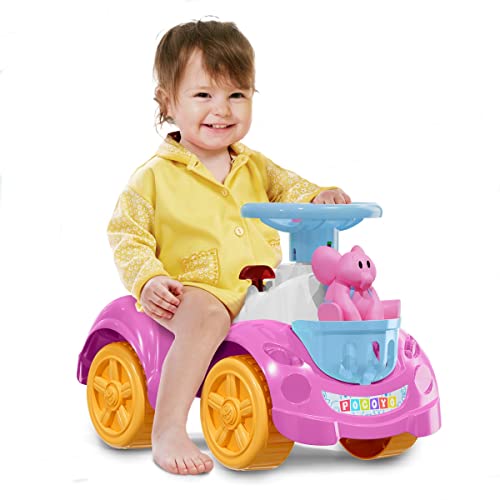 Andador Infantil Totokinha Menina com Boneca Elly Rosa