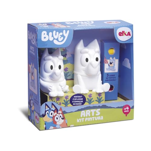 Arts Kit Pintura Bluey e Bingo Elka 4+ Anos