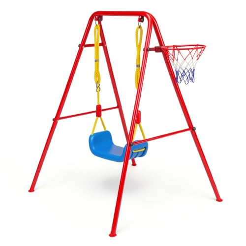 Balanço Infantil 2 em 1 com Basquete