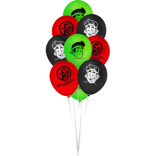 Balão Látex Redondo Enaldinho 9 pol. - Kit 25 Unidades