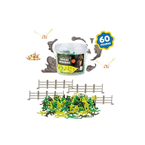 Balde Forças Armadas 60 Peças