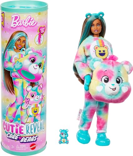 Barbie Cutie Reveal Boneca Ursinhos Carinhosos Urso das Boas Vibrações para crianças a partir de 3 anos