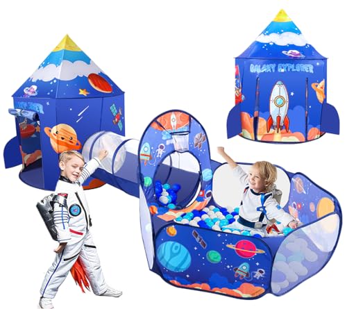 Barraca Infantil Pop-Up com Túnel e Piscina de Bolinhas