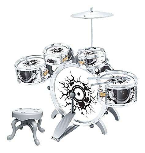 Bateria Infantil com Baquetas e Pedal