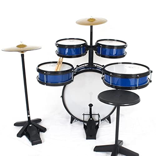BATERIA INFANTIL ROCK BABY AM2 AZUL COM CHIMBAL
