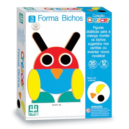 Bichos de Encaixe com Formas Variadas