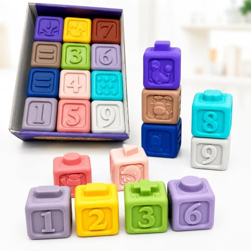 Blocos de Silicone Macio para Bebê