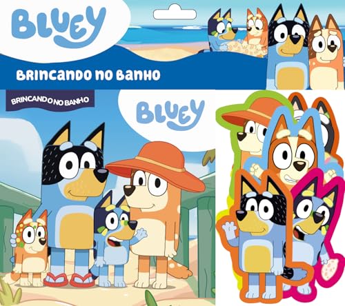Bluey Brincando no Banho
