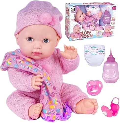 Boneca Bebê Reborn com Acessórios