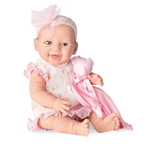 Boneca Reborn New Born Nova Dengo, 36cm, caixa branca