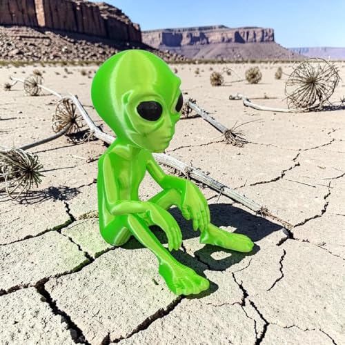 Boneco Alienígena Neon 3D