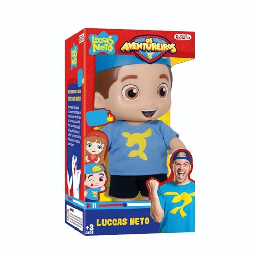 Boneco Aventureiro Azul Novabrink Rosita - 27 cm