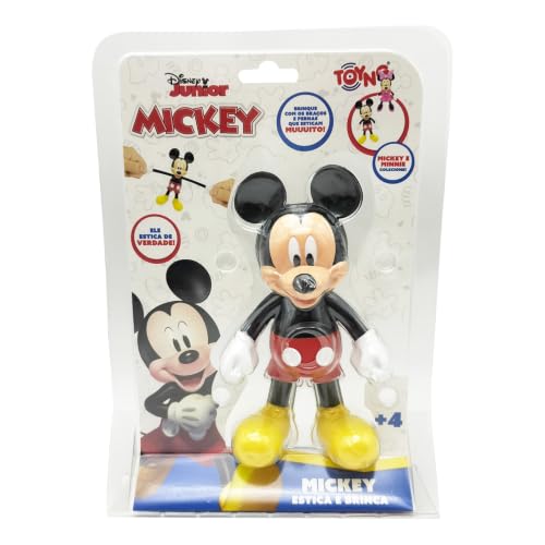 Boneco Elástico Mickey Mouse Disney Junior Toyng