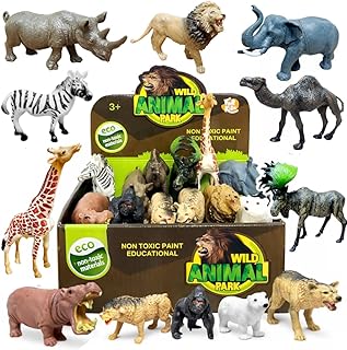 Bonecos de Animais Selvagens Colecionáveis