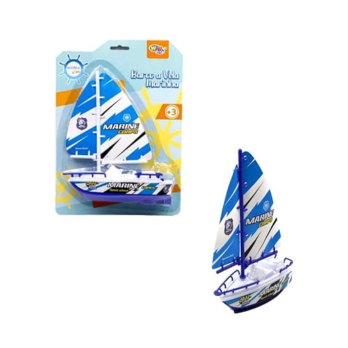 Brinquedo Barco A Vela Com Motor Eletrico Vai na Piscina