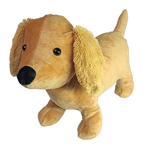Brinquedo De Pelúcia Cachorro Comprido 36Cms De Comprimento (Caramelo)
