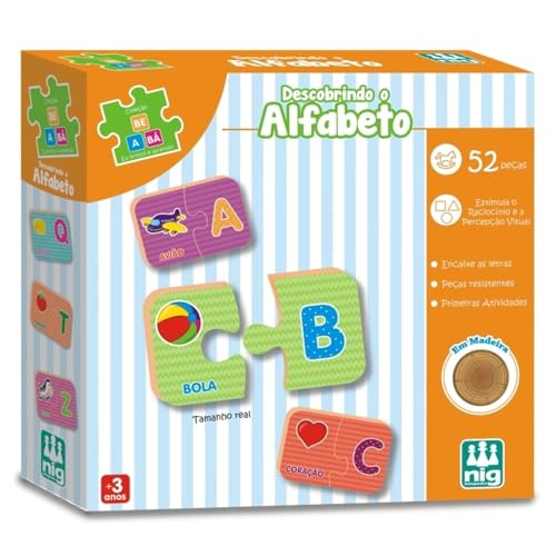 Brinquedo Descobrindo o Alfabeto NIG Brinquedos