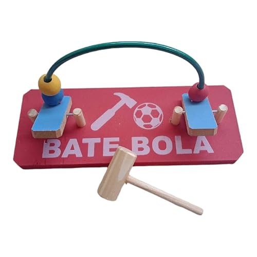 Brinquedo Educativo Pedagógico Em Madeira Bate Bola