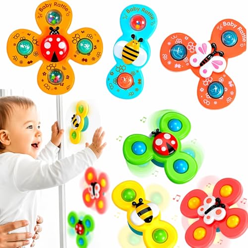 Brinquedo Giratório Sensorial com Ventosa