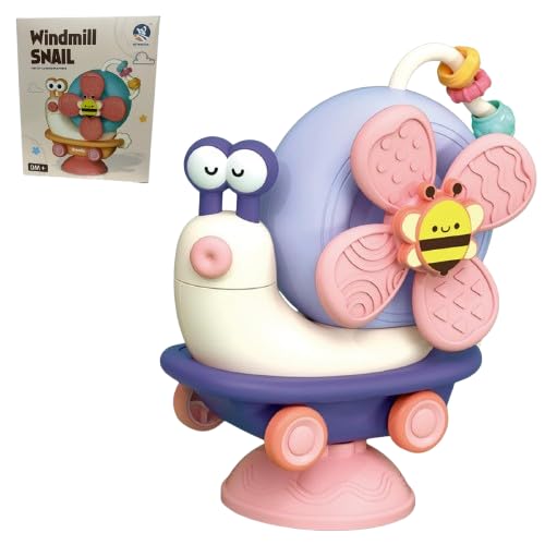 Brinquedo Giratório Sensorial Montessori Lilás