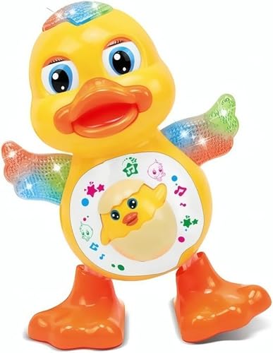 Pato Brinquedo Interativo Musical com LED
