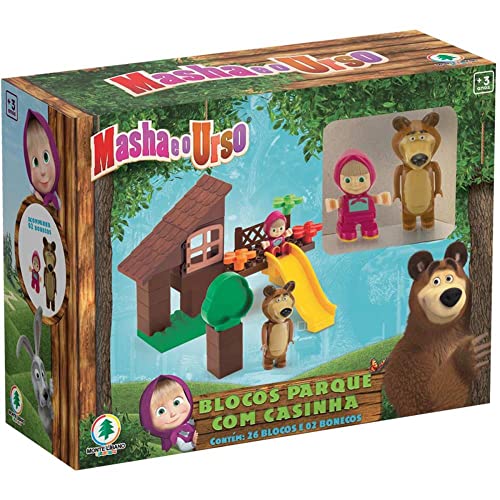 Brinquedo Masha e o Urso Parque Casinha, Monte Líbano, Multicor