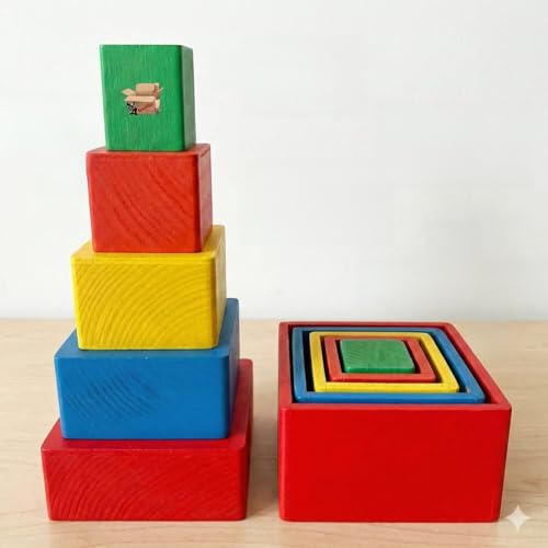 Brinquedos de Empilhar e Encaixar em Sequência