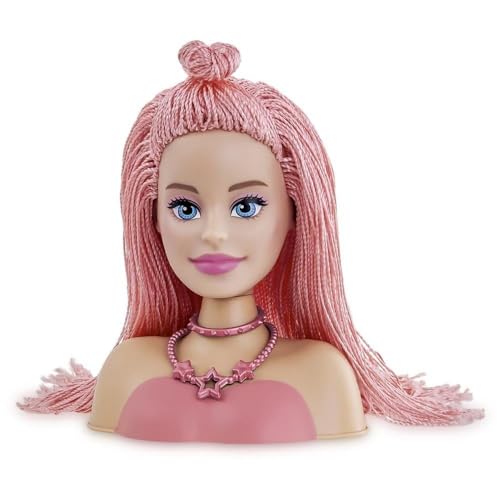 Busto Barbie Styling Head Salmão