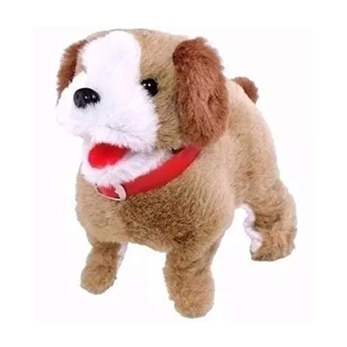 Cachorro Cachorrinho Pula E Anda Brinquedo Pilha Cambalhota