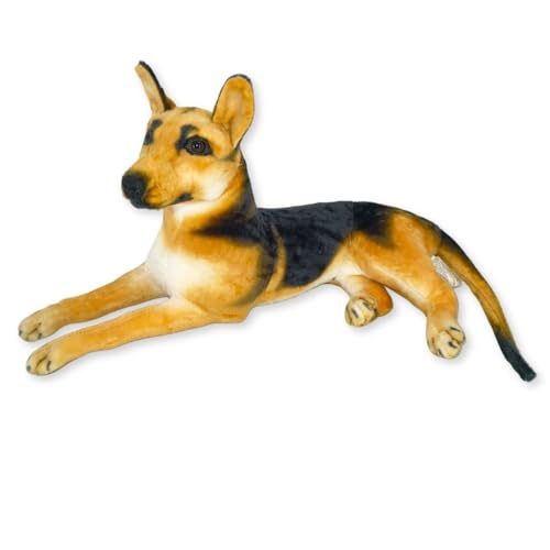 Cachorro Pastor Alemão Gigante de Pelúcia 50cm