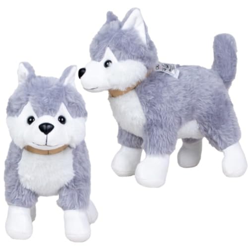 Cachorro Realista Husky Fazendinha