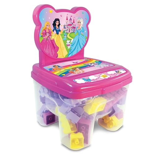 Cadeira Infantil com 24 Blocos Princesas