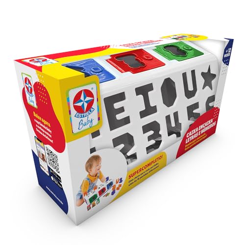 Caixa Encaixa Letras e Números