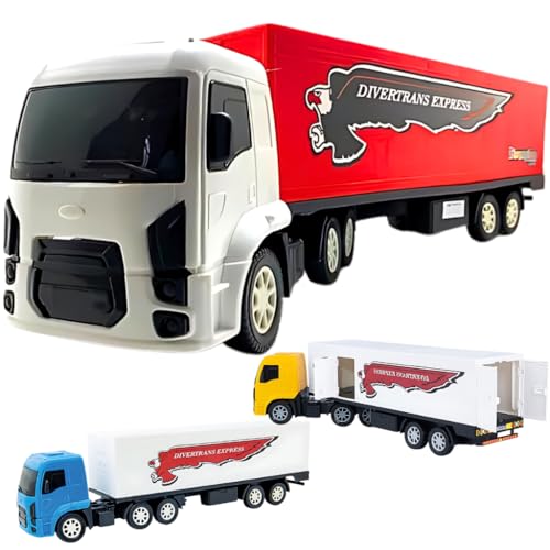 Caminhao de Brinquedo Grande Carreta Baú express Carreta truck Presente