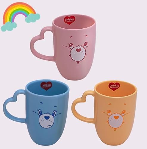 Caneca Ursinhos Carinhosos (Rosa)