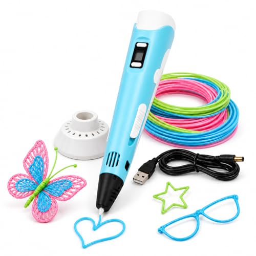 Caneta 3D Profissional com Suporte
