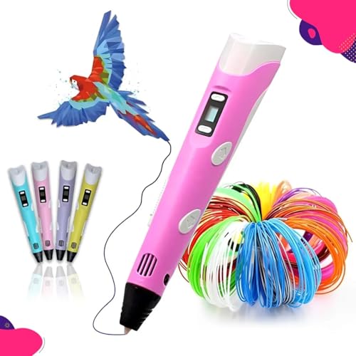 Caneta 3D USB Bivolt Rosa
