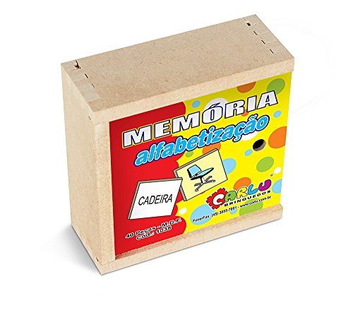 Jogo da Memória Alfabetização Carlu Brinquedos