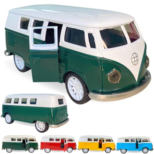 Carrinho Miniatura Kombi Perua Verde com Fricção