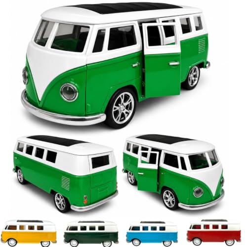Carrinho Miniatura Kombi Verde Claro