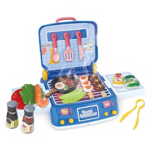 Churrasqueira de Brinquedo Mini Chef com Luz e Som