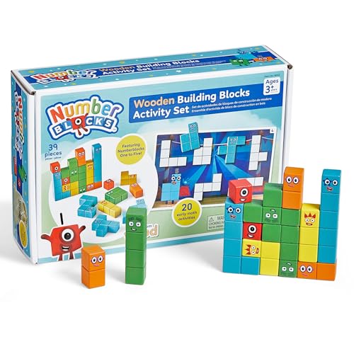 Conjunto de Blocos de Construção de Madeira Numberblocks hand2mind