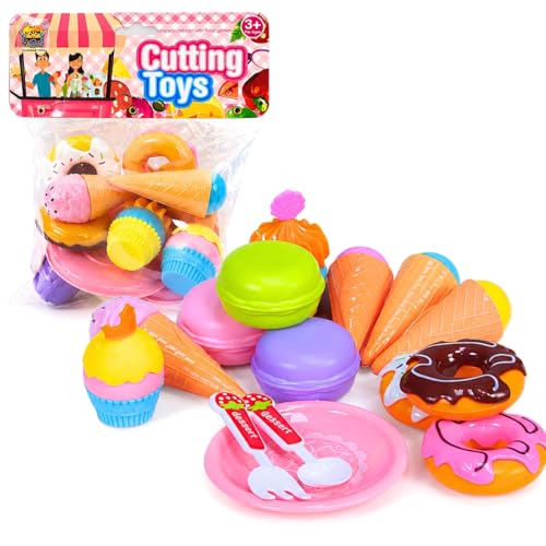 Conjunto De Doces Divertidos Com Utensílios Comidinhas De Brinquedo Castela