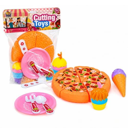 Kit Doces e Pizza de Brinquedo