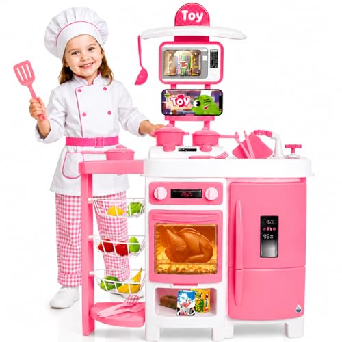 Cozinhas Infantis de Chão com Acessórios Grandes