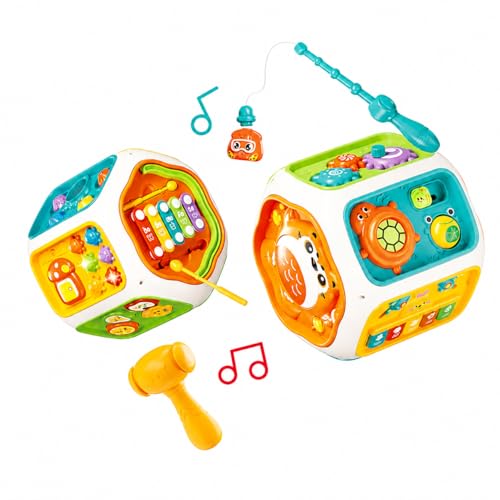 Cubo de Atividades Musical com Múltiplas Faces