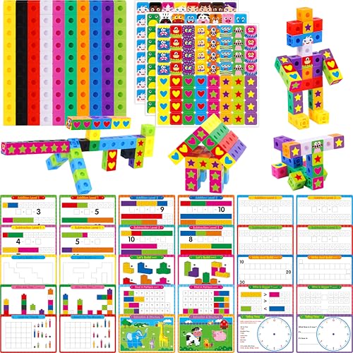 Cubos de Matemática SpriteGru com 100 Peças e Adesivos